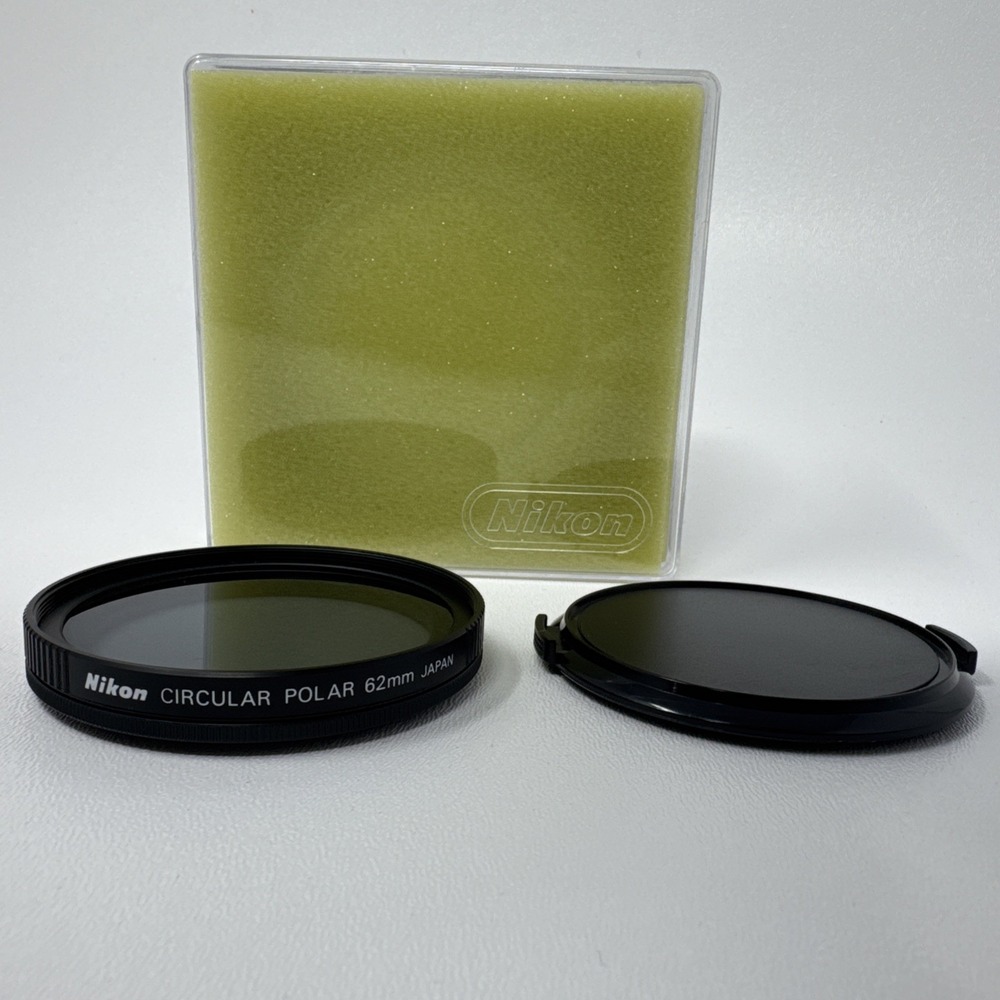 Nikon Genuine CIRCULAR POLAR  62mm Lens Filter From‎ JAPAN w/Case
